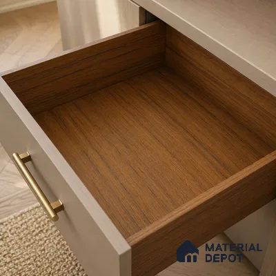 Wooden Look Liner Laminate LM 17875 8 x 4 ft Suede Finish - 0.72 mm | Ideal For Wardrobes | Matching Edgeband - EB 01705