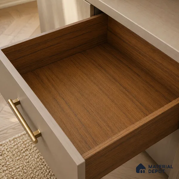 Wooden Look Liner Laminate LM 17875 8 x 4 ft Suede Finish - 0.72 mm | Ideal For Wardrobes | Matching Edgeband - EB 01705