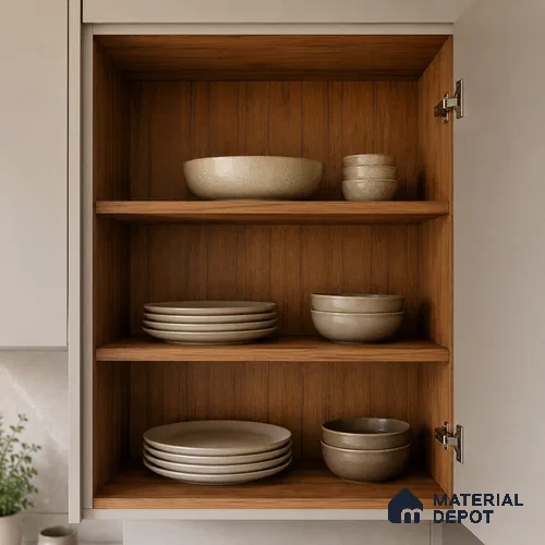 Wooden Look Wood Liner Laminate LM 17875 8 x 4 ft Suede Finish - 0.72 mm | Ideal For Wardrobes | Matching Edgeband - EB 01705