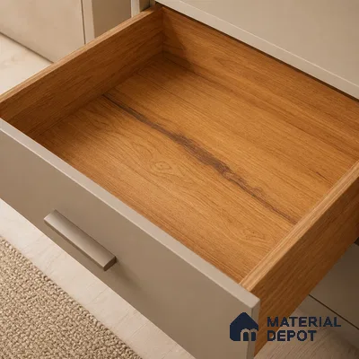 Wooden Look Liner Laminate LM 17876 8 x 4 ft Suede Finish - 0.72 mm | Ideal For Wardrobes | Matching Edgeband - EB 01706