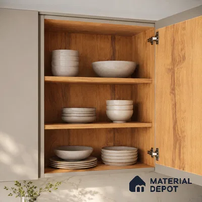 Wooden Look Liner Laminate LM 17876 8 x 4 ft Suede Finish - 0.72 mm | Ideal For Wardrobes | Matching Edgeband - EB 01706