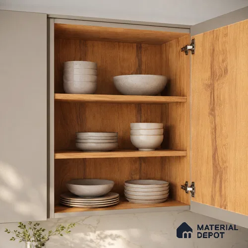 Wooden Look Liner Laminate LM 17876 B 8 x 4 ft Suede Finish - 0.8 mm | Ideal For Wardrobes | Matching Edgeband - EB 01706