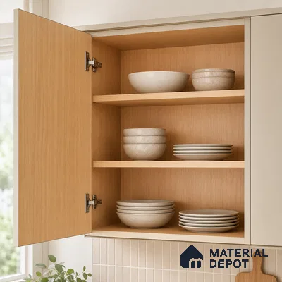 Wooden Look Wood Liner Laminate LM 17878 8 x 4 ft Suede Finish - 0.72 mm | Ideal For Wardrobes | Matching Edgeband - EB 01708