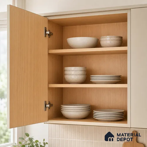 Wooden Look Wood Liner Laminate LM 17878 8 x 4 ft Suede Finish - 0.72 mm | Ideal For Wardrobes | Matching Edgeband - EB 01708