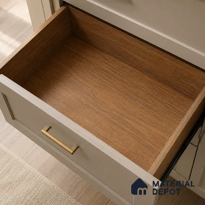 Wooden Look Liner Laminate LM 17879 8 x 4 ft Suede Finish - 0.72 mm | Ideal For Wardrobes | Matching Edgeband - EB 01709