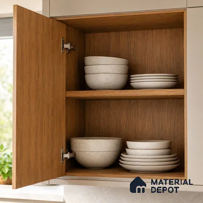 Wooden Look Liner Laminate LM 17879 8 x 4 ft Suede Finish - 0.72 mm | Ideal For Wardrobes | Matching Edgeband - EB 01709