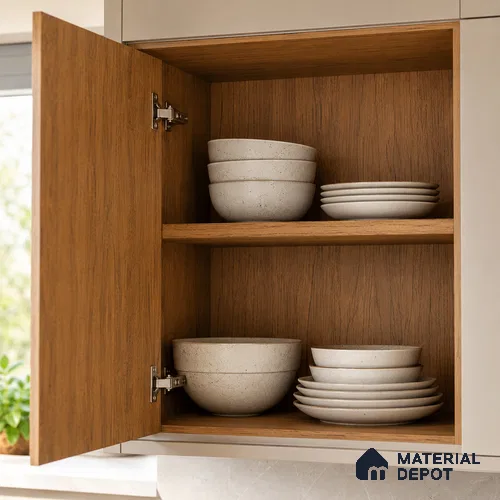 Wooden Look Wood Liner Laminate LM 17879 8 x 4 ft Suede Finish - 0.72 mm | Ideal For Wardrobes | Matching Edgeband - EB 01709