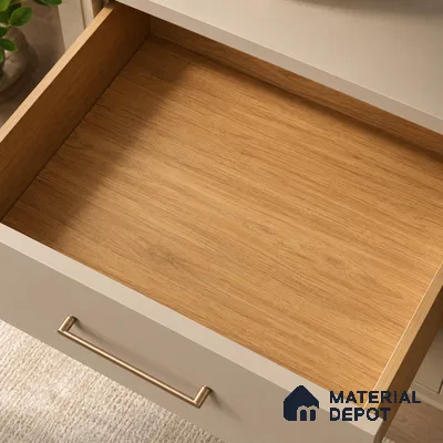 Wooden Look Liner Laminate LM 17880 8 x 4 ft Suede Finish - 0.72 mm | Ideal For Wardrobes | Matching Edgeband - EB 01710