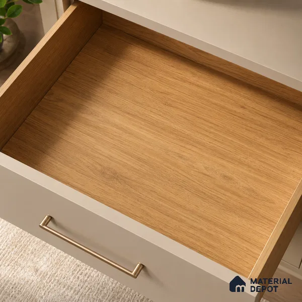 Wooden Look Liner Laminate LM 17880 8 x 4 ft Suede Finish - 0.72 mm | Ideal For Wardrobes | Matching Edgeband - EB 01710