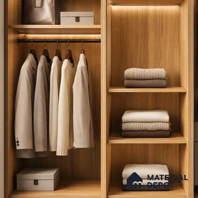 Wooden Look Liner Laminate LM 17880 8 x 4 ft Suede Finish - 0.72 mm | Ideal For Wardrobes | Matching Edgeband - EB 01710