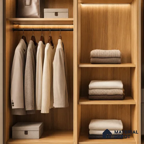 Wooden Look Wood Liner Laminate LM 17880 B 8 x 4 ft Suede Finish - 0.8 mm | Ideal For Wardrobes | Matching Edgeband - EB 01710