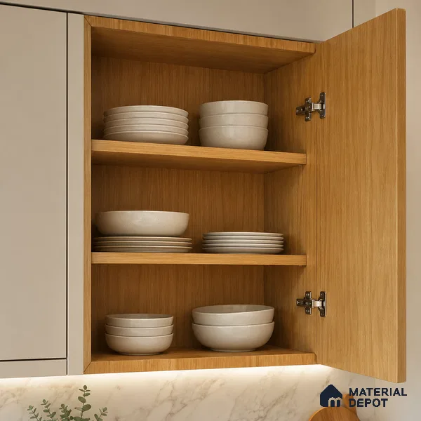 Wooden Look Liner Laminate LM 17880 8 x 4 ft Suede Finish - 0.72 mm | Ideal For Wardrobes | Matching Edgeband - EB 01710