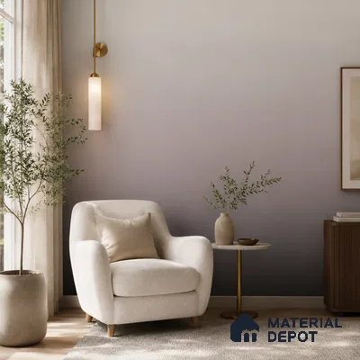 Mauve Grey Solid Color Gradient look LM 24977 8 ft x 4 ft Texture Finish Ombre Laminate - 1 mm | Suitable for Feature Wall,  Wardrobe, TV Unit