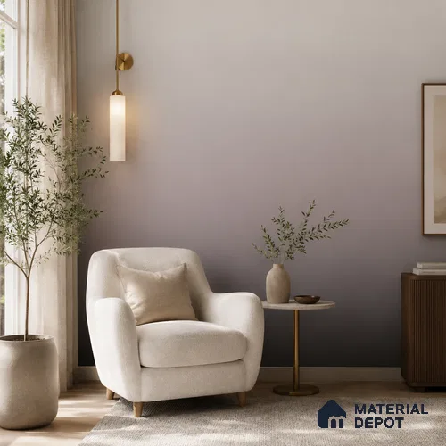 Mauve Grey Solid Color Gradient look LM 24977 8 ft x 4 ft Texture Finish Ombre Laminate - 1 mm | Suitable for Feature Wall, Wardrobe, TV Unit