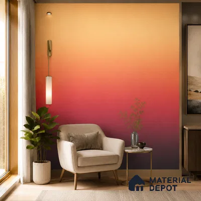 Coral Solid Color Gradient look LM 24981 8 ft x 4 ft Texture Finish Ombre Laminate - 1 mm | Suitable for Feature Wall,  Wardrobe, TV Unit