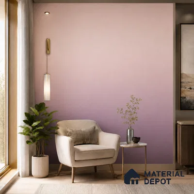 Dusty Rose Pink Solid Color Gradient look LM 24982 8 ft x 4 ft Texture Finish Ombre Laminate - 1 mm | Suitable for Feature Wall,  Wardrobe, TV Unit