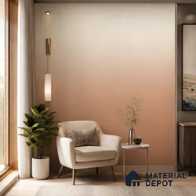 Warm Beige Solid Color Gradient look LM 24983 8 ft x 4 ft Texture Finish Ombre Laminate - 1 mm | Suitable for Feature Wall,  Wardrobe, TV Unit