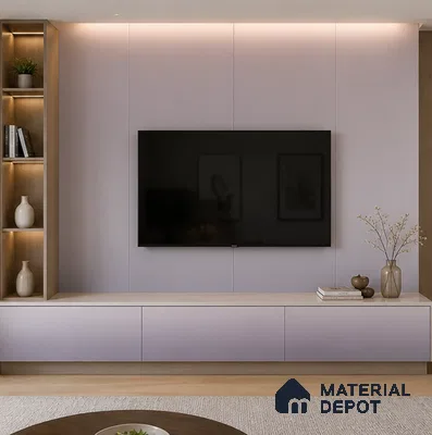 Slate Grey Solid Color Gradient look LM 24984 8 ft x 4 ft Texture Finish Ombre Laminate - 1 mm | Suitable for Feature Wall,  Wardrobe, TV Unit