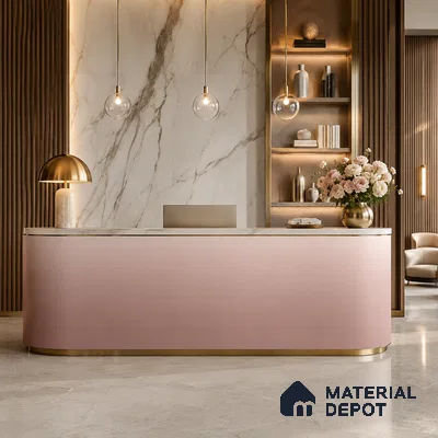 Rosewood Brown Solid Color Gradient look LM 24986 8 ft x 4 ft Texture Finish Ombre Laminate - 1 mm | Suitable for Feature Wall,  Wardrobe, TV Unit