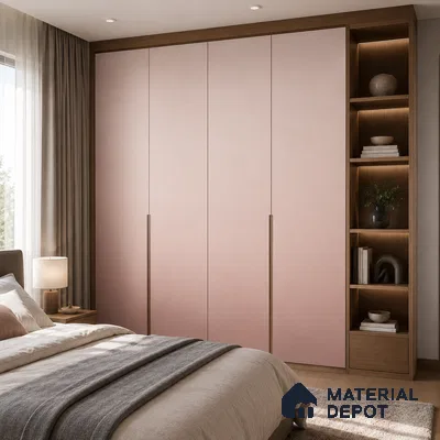 Rosewood Brown Solid Color Gradient look LM 24986 8 ft x 4 ft Texture Finish Ombre Laminate - 1 mm | Suitable for Feature Wall,  Wardrobe, TV Unit