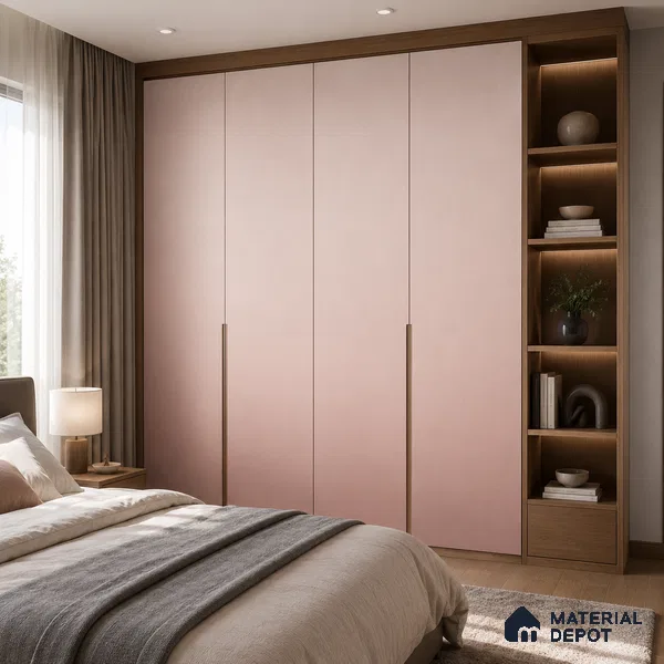 Rosewood Brown Solid Color Gradient look LM 24986 8 ft x 4 ft Texture Finish Ombre Laminate - 1 mm | Suitable for Feature Wall,  Wardrobe, TV Unit