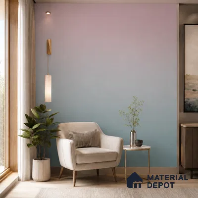 Sage Grey Solid Color Gradient look LM 24990 8 ft x 4 ft Texture Finish Ombre Laminate - 1 mm | Suitable for Feature Wall,  Wardrobe, TV Unit