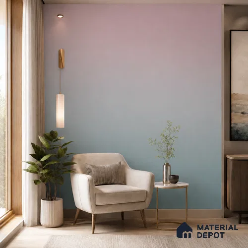 Sage Grey Solid Color Gradient look LM 24990 8 ft x 4 ft Texture Finish Ombre Laminate - 1 mm | Suitable for Feature Wall,  Wardrobe, TV Unit