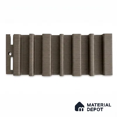 Danish Teak 10 ft x 0.89 ft (3060x270 mm) Stripes Design Interior & Exterior Wall & Ceiling Panel - 20 mm | Suitable for Balcony, Facade & Open Area | Width is Subjected to 5% Variation