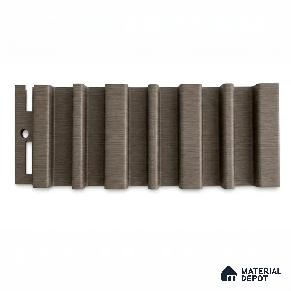 Danish Teak 10 ft x 0.89 ft (3060x270 mm) Stripes Design Interior & Exterior Wall & Ceiling Panel - 20 mm | Suitable for Balcony, Facade & Open Area | Width is Subjected to 5% Variation