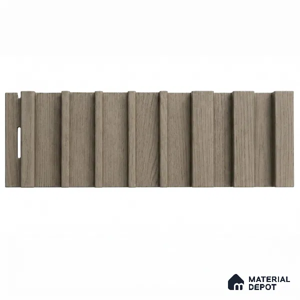 Oak Noir 10 ft x 0.89 ft (3060x270 mm) Unic Design Interior & Exterior Wall & Ceiling Panel - 15 mm | Suitable for Balcony, Facade & Open Area | Width is Subjected to 5% Variation