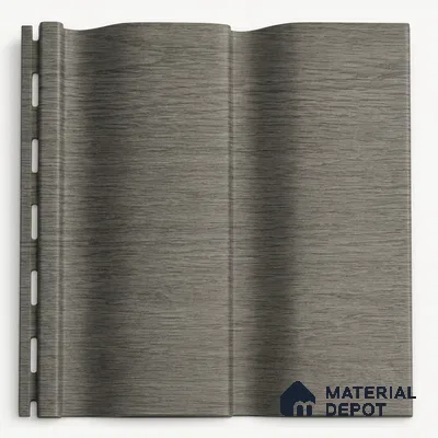 Oak Noir 10 ft x 0.89 ft (3060x270 mm) Wave Design Interior & Exterior Wall & Ceiling Panel - 16 mm | Suitable for Balcony, Facade & Open Area | Width is Subjected to 5% Variation