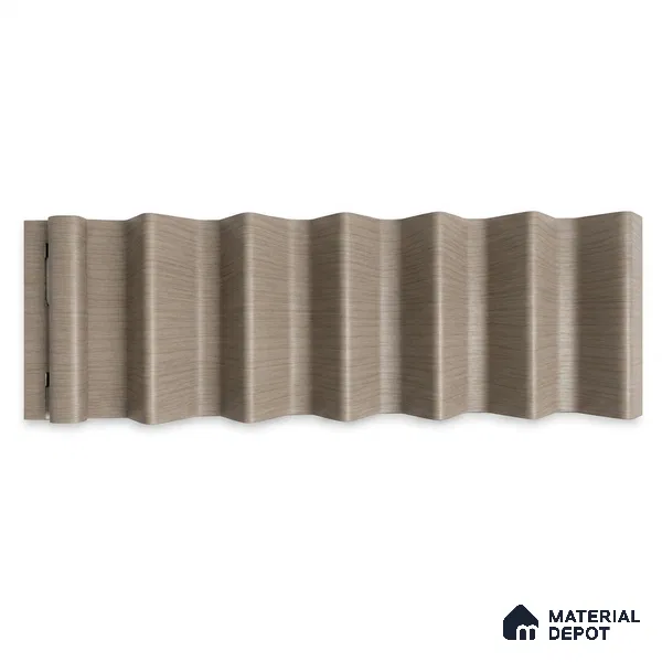 Noce Grande 10 ft x 0.85 ft (3060x260 mm) Prism Design Interior & Exterior Wall & Ceiling Panel - 21 mm | Suitable for Balcony, Facade & Open Area | Width is Subjected to 5% Variation