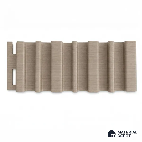 Noce Grande 10 ft x 0.89 ft (3060x270 mm) Stripes Design Interior & Exterior Wall & Ceiling Panel - 20 mm | Suitable for Balcony, Facade & Open Area | Width is Subjected to 5% Variation