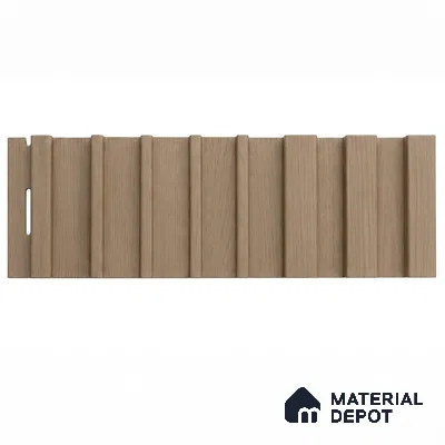 Noce Grande 10 ft x 0.89 ft (3060x270 mm) Unic Design Interior & Exterior Wall & Ceiling Panel - 15 mm | Suitable for Balcony, Facade & Open Area | Width is Subjected to 5% Variation