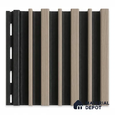 Noce Grande 10 ft x 0.89 ft (3060x270 mm) Stripes Dual Tone Design Interior & Exterior Wall & Ceiling Panel - 20 mm | Suitable for Balcony, Facade & Open Area | Width is Subjected to 5% Variation
