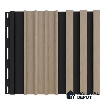 Noce Grande 10 ft x 0.89 ft (3060x270 mm) Unic Dual Tone Design Interior & Exterior Wall & Ceiling Panel - 15 mm | Suitable for Balcony, Facade & Open Area | Width is Subjected to 5% Variation