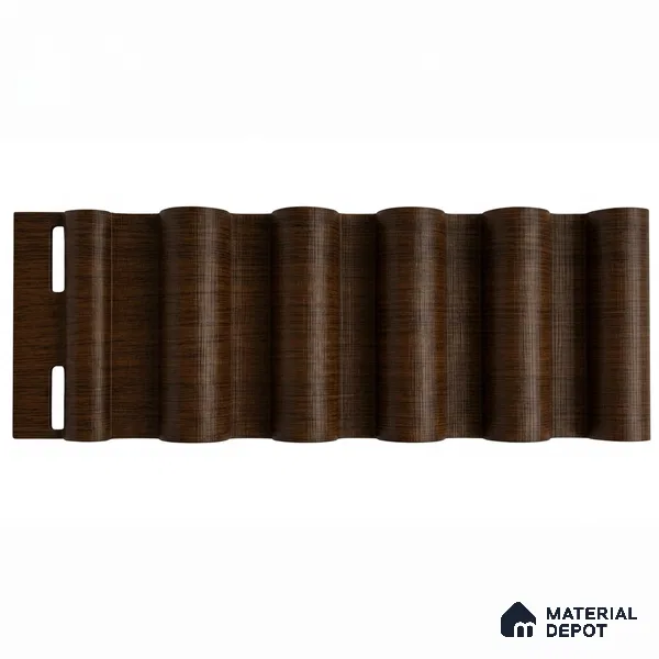 English Nut 10 ft x 0.7 ft (3060x215 mm) Dome Design Interior & Exterior Wall & Ceiling Panel - 20 mm | Suitable for Balcony, Facade & Open Area | Width is Subjected to 5% Variation