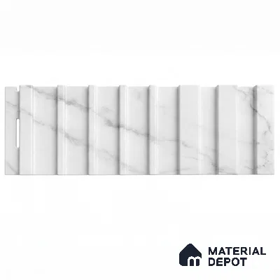 Royal Statuario 10 ft x 0.89 ft (3060x270 mm) Unic Design Interior & Exterior Wall & Ceiling Panel - 15 mm | Suitable for Balcony, Facade & Open Area | Width is Subjected to 5% Variation