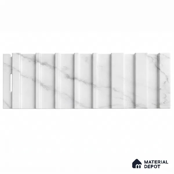 Royal Statuario 10 ft x 0.89 ft (3060x270 mm) Unic Design Interior & Exterior Wall & Ceiling Panel - 15 mm | Suitable for Balcony, Facade & Open Area | Width is Subjected to 5% Variation
