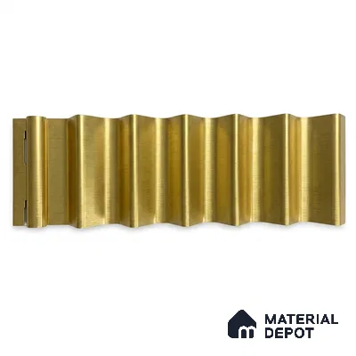 Oro 10 ft x 0.85 ft (3060x260 mm) Prism Design Interior & Exterior Wall & Ceiling Panel - 21 mm | Suitable for Balcony, Facade & Open Area | Width is Subjected to 5% Variation