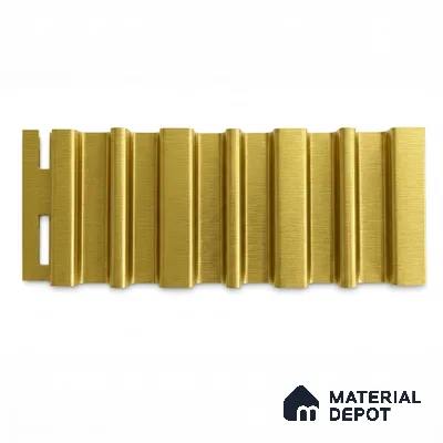 Oro 10 ft x 0.89 ft (3060x270 mm) Stripes Design Interior & Exterior Wall & Ceiling Panel - 20 mm | Suitable for Balcony, Facade & Open Area | Width is Subjected to 5% Variation