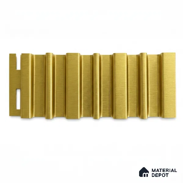 Oro 10 ft x 0.89 ft (3060x270 mm) Stripes Design Interior & Exterior Wall & Ceiling Panel - 20 mm | Suitable for Balcony, Facade & Open Area | Width is Subjected to 5% Variation