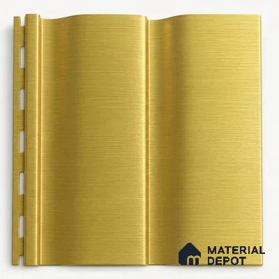 Oro 10 ft x 0.89 ft (3060x270 mm) Wave Design Interior & Exterior Wall & Ceiling Panel - 16 mm | Suitable for Balcony, Facade & Open Area | Width is Subjected to 5% Variation