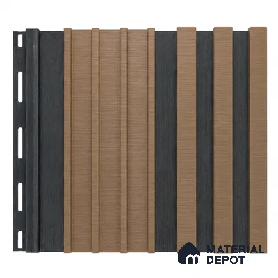 Rame 10 ft x 0.89 ft (3060x270 mm) Unic Dual Tone Design Interior & Exterior Wall & Ceiling Panel - 15 mm | Suitable for Balcony, Facade & Open Area | Width is Subjected to 5% Variation