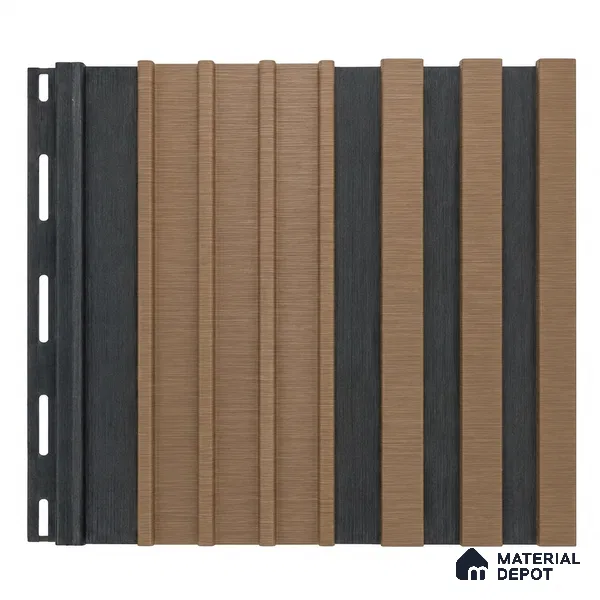 Rame 10 ft x 0.89 ft (3060x270 mm) Unic Dual Tone Design Interior & Exterior Wall & Ceiling Panel - 15 mm | Suitable for Balcony, Facade & Open Area | Width is Subjected to 5% Variation