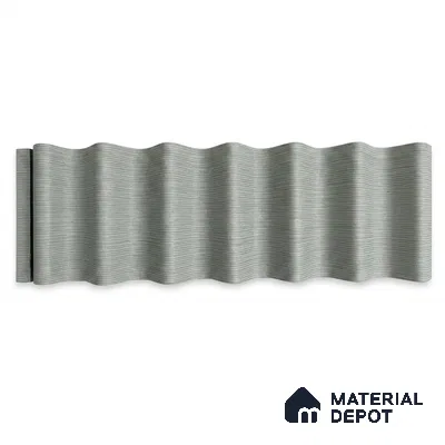 Argento 10 ft x 0.85 ft (3060x260 mm) Prism Design Interior & Exterior Wall & Ceiling Panel - 21 mm | Suitable for Balcony, Facade & Open Area | Width is Subjected to 5% Variation