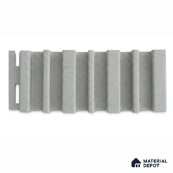Argento 10 ft x 0.89 ft (3060x270 mm) Stripes Design Interior & Exterior Wall & Ceiling Panel - 20 mm | Suitable for Balcony, Facade & Open Area | Width is Subjected to 5% Variation