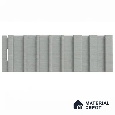 Argento 10 ft x 0.89 ft (3060x270 mm) Unic Design Interior & Exterior Wall & Ceiling Panel - 15 mm | Suitable for Balcony, Facade & Open Area | Width is Subjected to 5% Variation