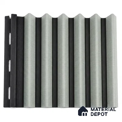 Argento 10 ft x 0.85 ft (3060x260 mm) Prism Dual Tone Design Interior & Exterior Wall & Ceiling Panel - 21 mm | Suitable for Balcony, Facade & Open Area | Width is Subjected to 5% Variation