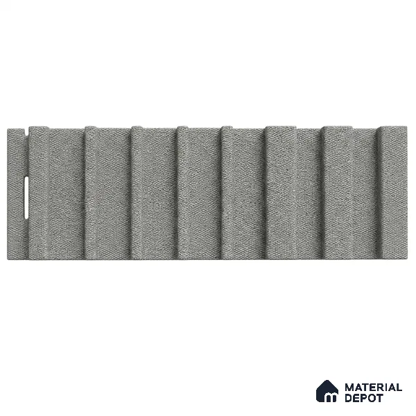 Linen Grey 10 ft x 0.89 ft (3060x270 mm) Unic Design Interior & Exterior Wall & Ceiling Panel - 15 mm | Suitable for Balcony, Facade & Open Area | Width is Subjected to 5% Variation